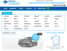 Tablet Screenshot of clubauto-carrefour-banque.com